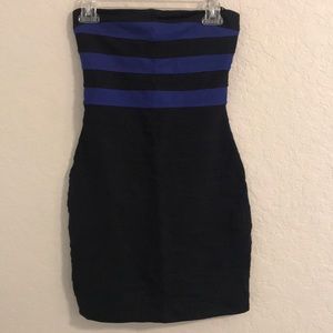 Tight strapless dress